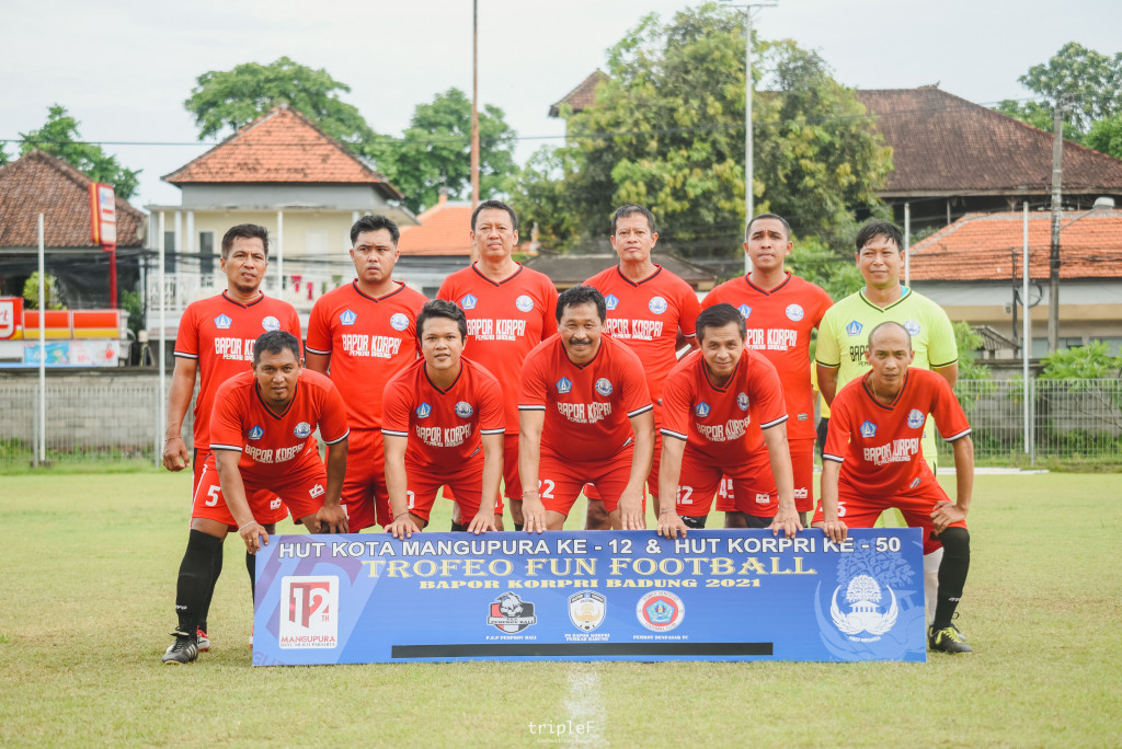 Bapor Korpri Pemkab Badung Gelar Trofeo Fun Football